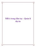 MBA trong tầm tay - Quản lí dự án