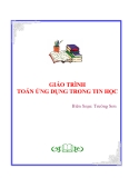 GIÁO TRÌNH TOÁN ỨNG DỤNG TRONG TIN HỌC