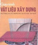 Giáo trình Vật liệu xây dựng - GD.TSKH. Phùng văn Lự