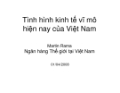 Tình hình kinh tế vĩ mô hiện nay của Việt Nam