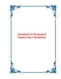 Handbook of Mechanical Engineering Calculations