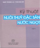 Tập 1 Nuôi thủy đặc sản nước ngọt