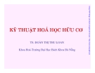 Bài giảng Kỹ thuật hóa học hữu cơ