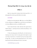 Phương Pháp Điều Trị trong y học dân tộc 