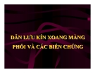 DẪN LƯU KÍN XOANG MÀNG PHỔI VÀ CÁC BIẾN CHỨNG