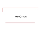 Function