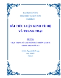 Tiểu luận: Thực trạng và giải pháp phát triển kinh tế trang trại nước ta