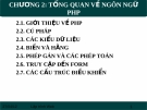 Chương 2: Tổng quan về ngôn ngữ PHP