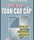 Bài tập Toán cao cấp Tập 1: Đại số và hình học giải tích - Nguyễn Đình Trí