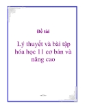 Đề tài: Lý thuyết và bài tập hóa học 11 cơ bản và nâng cao