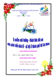 Tiểu luận: Ô nhiễm môi trường - Thách thức đối với việc phát triển kinh tế - xã hội ở thành phố Hồ Chí Minh