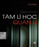 Giáo trình Tâm lí học quản lí - NXB ĐH Sư phạm