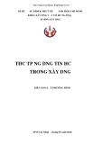Thực tập ứng dụng tin học trong xây dựng