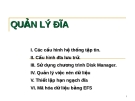 QUẢN LÝ ĐĨA