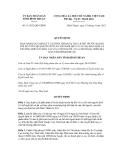 Quyết định số 11/2012/QĐ-UBND 