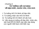 Tư tưởng Hồ Chí Minh - Chương 6