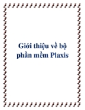 Giới thiệu về bộ phần mềm Plaxis