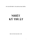 Giáo trình Nhiệt kỹ thuật - PTS. Nguyễn bốn, PTS. Hoàng Ngọc Đồng 