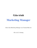 Giáo trình Marketing Manager