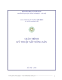 Giáo trình kỹ thuật sấy nông sản