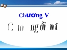 Bài giảng Lý: Chương 5. Cảm ứng điện từ