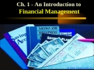 Financial Management - Chapter 1