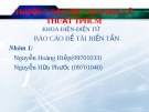 Báo cáo đề tài biến tần