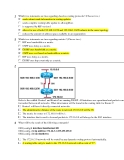 Câu hỏi trắc nghiệm CCNA 2 - Chương 3