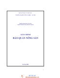 Giáo trình bảo quản nông sản - Trường ĐH Nông Nghiệp Hà Nội