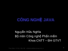 CÔNG NGHỆ JAVA ( Nguyễn Hữu Nghĩa ) - 1.1 Giới thiệu