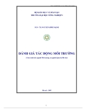 Giáo trình Đánh giá tác động môi trường