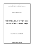 Luận văn - Thuế nhà thầu ở Việt Nam trong bối cảnh hội nhập