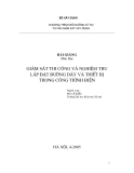 GIÁM SÁT THI CÔNG VÀ NGHIỆM THU LẮP ĐẶT ĐƯỜNG DÂY VÀ THIẾT BỊ TRONG CÔNG TRÌNH ĐIỆN