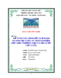 KẾ TOÁN XÁC ĐỊNH KẾT QUẢ KINH DOANH TẠI CÔNG TY TRÁCH NHIỆM HỮU HẠN THƯƠNG MẠI VÀ SẢN XUẤT CỬU LONG