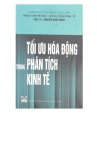 Tối ưu hóa động trong phân tích kinh tế - PGS.TS. Nguyễn Khắc Minh