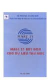 Hướng dẫn sử dụng khổ mẫu MARC 21 rút gọn