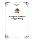 Hướng dẫn blend màu trong photoshop