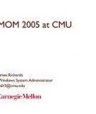 Kiểm tra Exchange Server 2007 bằng MOM 2005