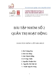 BÀI TẬP NHÓM SỐ 2 QUẢN TRỊ HOẠT ĐỘNG