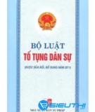 BỘ LUẬT TỐ TỤNG DÂN SỰ 2011