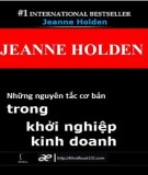 những nguyên tắc cơ bản trong khởi nghiệp kinh doanh - jeanne holden