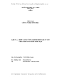  Khử các hợp chất vòng thơm trong dầu mỏ bằng phương pháp Vi sinh