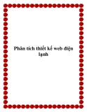 Phân tích thiết kế web điện lạnh