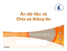 Ẩn dữ liệu và Chia sẻ thông tin - Ẩn dữ liệu trên văn bản