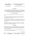 Quyết định số 06/2012/QĐ-UBND 