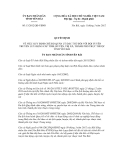 Quyết định số 13/2012/QĐ-UBND 