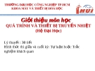BÀI GIẢNG: QUÁ TRÌNH VÀ THIẾT BỊ TRUYỀN NHIỆT (Hệ Đại Học) 