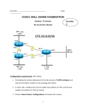 CCNA1 SKILL BASED EXAMINATION - Number 5