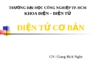 Bài giảng điện tử cơ bản - Chương 1