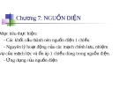 Bài giảng điện tử cơ bản - Chương 7